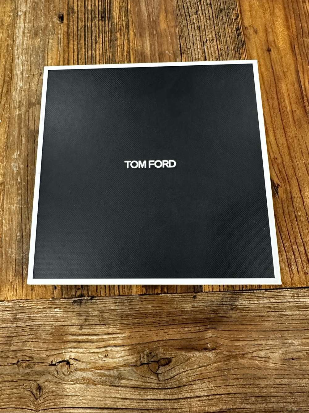 Tom Ford Black with White Trim Signature Gift Box